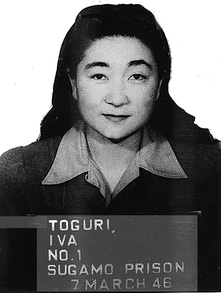 Айва Тогури в тюрьме. Фото 7 марта 1946 г.