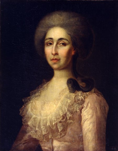 Портрет А. В. Радищевой (первой жены Радищева). Неизв. художник. 1780-е гг. 