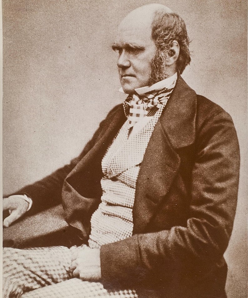 Чарлз Дарвин. Фото: 1854 г.