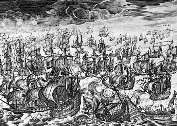 The defeat of the Armada, 1588