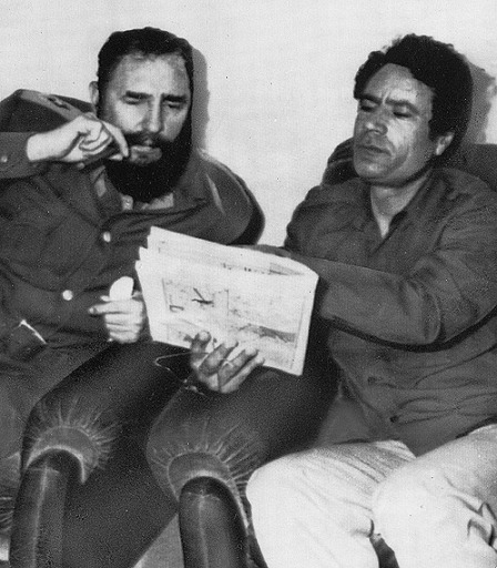 Кастро и Каддафи