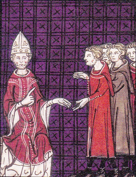 Папа Иннокентий III отлучает катаров от церкви