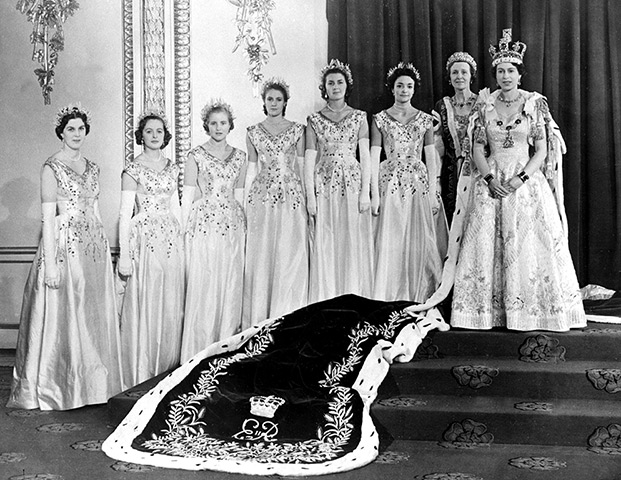 Елизавета II после коронации. 1953 г.