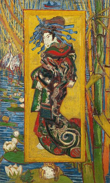 Куртизанка. Худ. Ван Гог., 1887. Холст, масло. Музей Ван Гога, Амстердам, Нидерланды