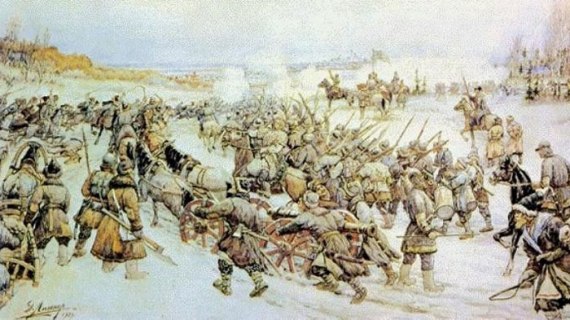 Битва Болотникова с царской армией