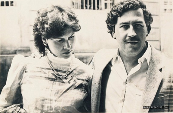 Пабло Эскобар с женой