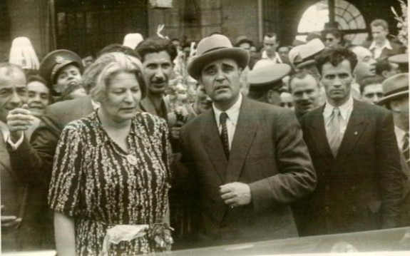 Анна Паукер и Георгиу Деж. Фото: 1950-е гг.
