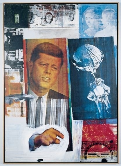 Р. Раушенберг,  РетроАктив II. 1964. Музей современного искусства, Чикаго, США