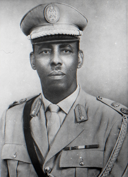 Президент Сомали М. Сиад Барре. Официальный портрет в военной униформе. 1970-е гг.
