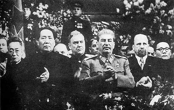 Сталин и Мао Дзедун