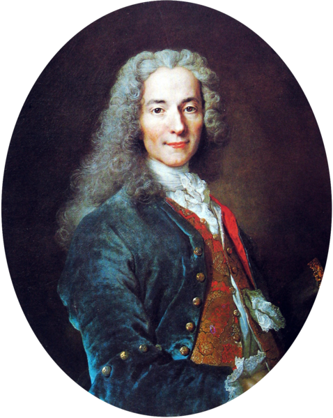 Вольтер. Худ. Н. Ларжильер. 1724 г. Версальский дворец, Версаль, Франция