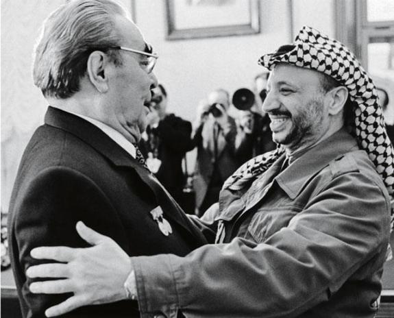 Ясир Арафат во время официального визита в Москву, 1968 г.