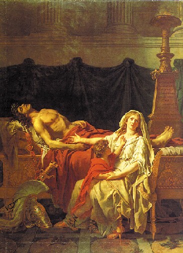 Давид «Андромаха, оплакивающая смерть Гектора»