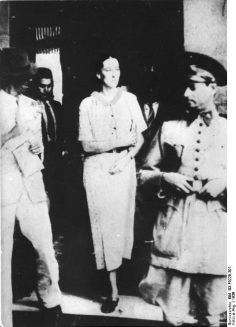 Арест Ольги Бенарио-Престес в Бразилии. Фото: 1936 г.
