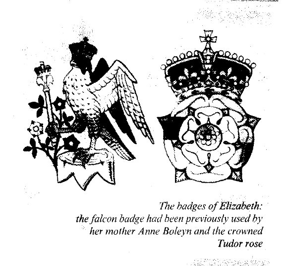 The badges of Elisabeth