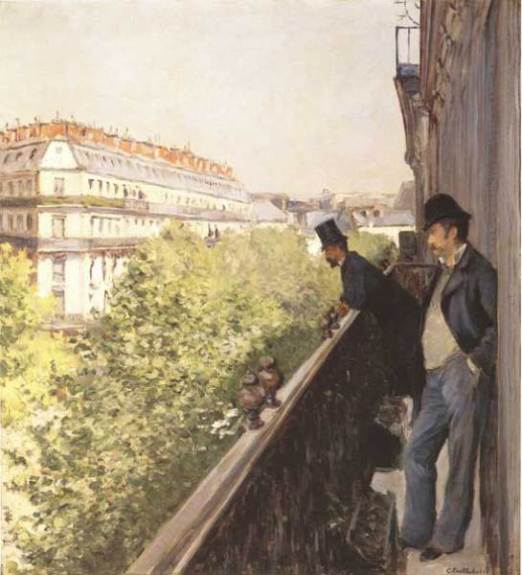 Балкон, бульвар Османа. Худ. Г. Кайботт, 1880, частная коллекция