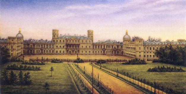 Гатчинский дворец, резиденция Павла I. Роспись по фарфору, вторая половина XIX века