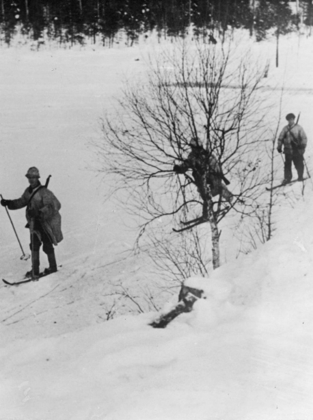 финские лыжники