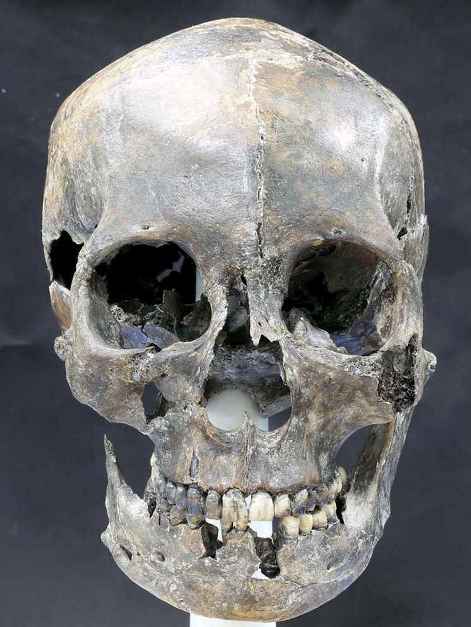 череп из корейского некрополя