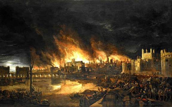 Лондонский пожар 1666 г.
