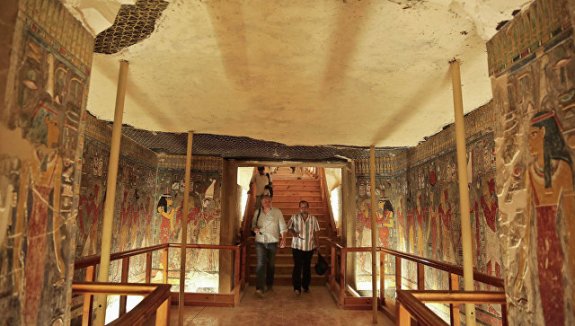 Гробница Тутанхамона, Египет. © AP Photo/ Nariman El-Mofty