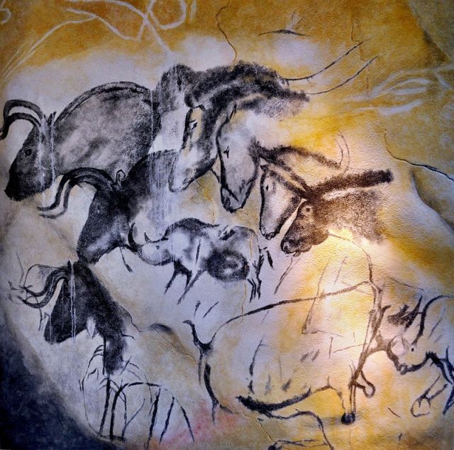 изображение лошадей в пещере