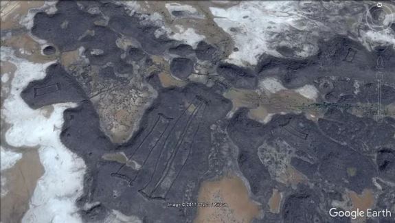 Загадочные каменные сооружения, построенные близ вулканических куполов в Саудовской Аравии