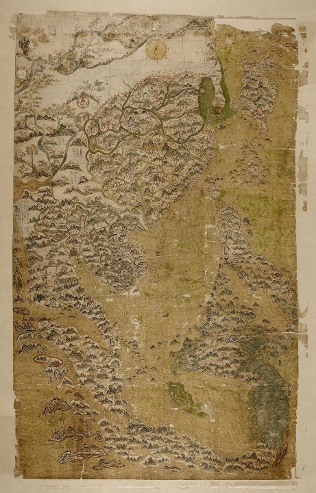 Отреставрированная карта Селдена. Image courtesy of Bodleian Libraries, University of Oxford