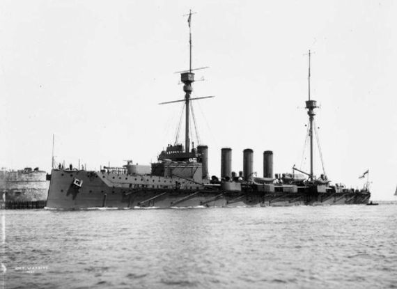 Броненосный крейсер британского королевского флота "Уорриор" 