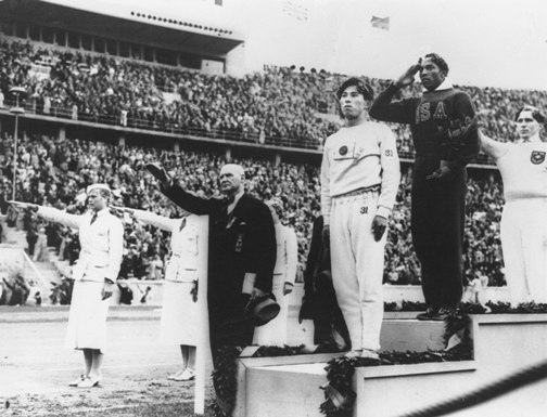 На Олимпиаде в Берлине, 1936 г.