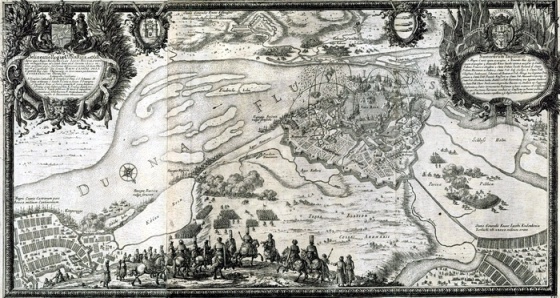 Осада Риги 1656 г. (гравюра XVII века)