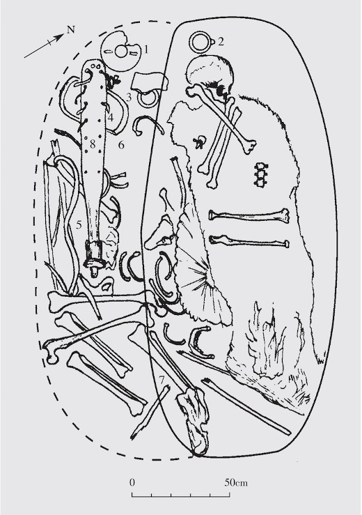 План захоронения в Турпане. Credit: Images courtesy Chinese Archaeology