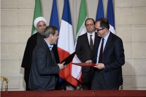 подписание ирано-французского соглашения