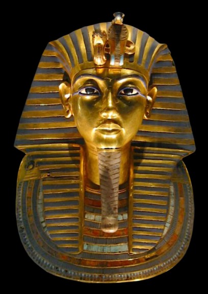 Погребальная маска Тутанхамона. Египетский музей, Каир, Египет