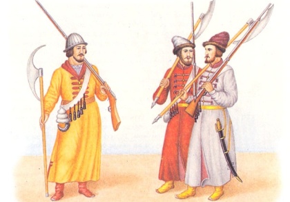 Русские стрельцы XVI-XVII веков