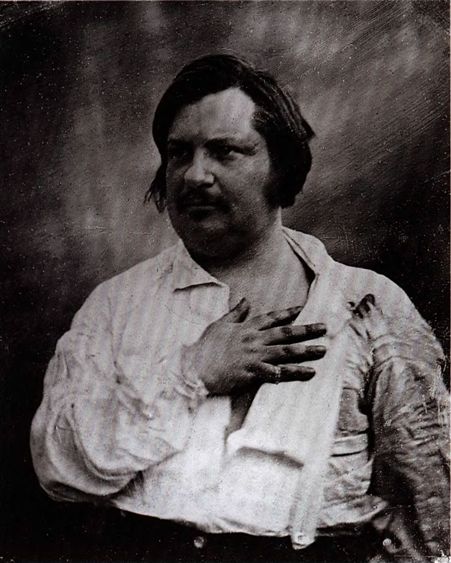 Портрет Оноре Бальзака. С дагерротипа