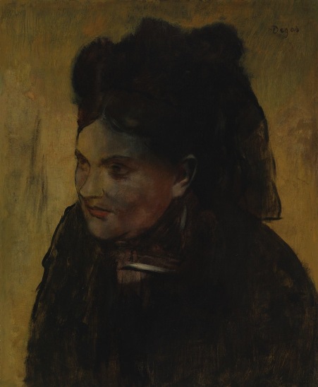 Портрет женщины Дега