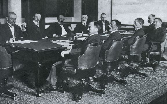Переговоры в Портсмуте. Фото: августа 1905 г.