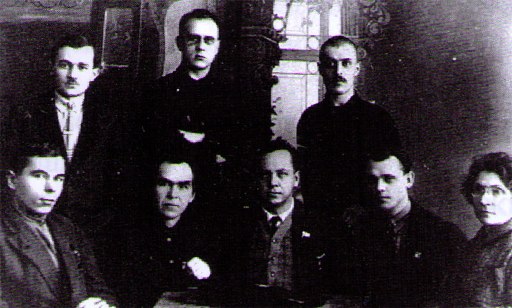 Президиум 1-го Сибсъезда  Рабиса. 1926 год, г. Новосибирск