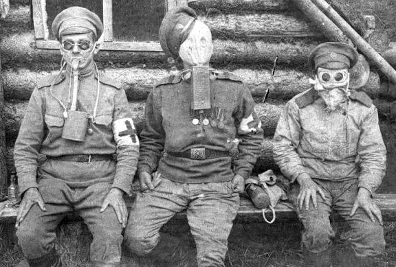 Русские солдаты, защитники крепости Осовец