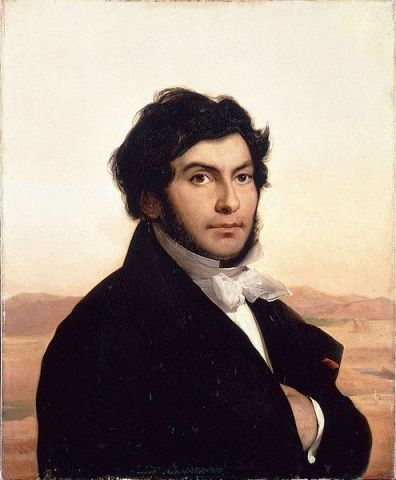 Худ. Л. Конье Портрет Жана-Франсуа Шампольона, 1831 г. музей Лувр, Париж, Франция