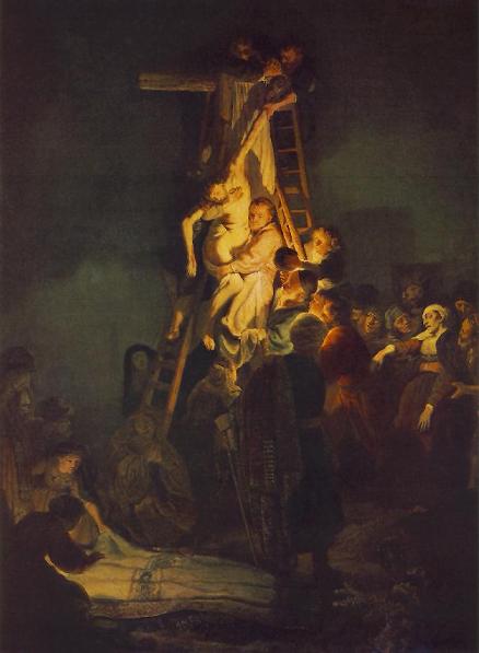 Рембрандт Снятие с креста