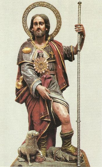 Статуя св. Роха, XVII в., Палми, Италия