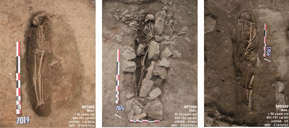 Средневековые мусульманские могилы в Ниме, Франция. Credit: Gleize, Y. et al. PLOS ONE. 2016