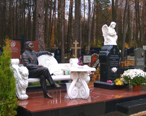 Троекуровское кладбище. Аллея актеров