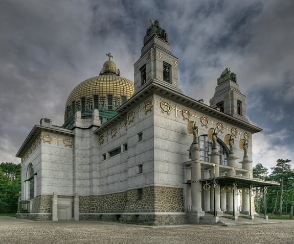 Церковь Святого Леопольда в Вене. Архитектор Отто Вагнер. 1904-1907 гг.