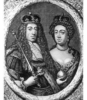 Вильгельм Оранский и его жена Мария