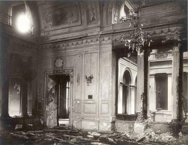 Столовая в Зимнем дворце после взрыва 5 февраля 1880 г.